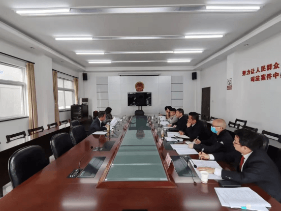 4.18 孝感中院院领导深入基层法院调研指导人民法庭规范化建设工作710.png