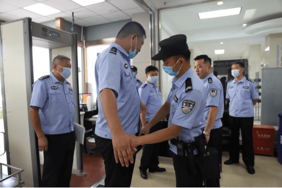 20220815法警支队刘加鹏：省法院法警总队检查组到孝感法院开展安保工作大检查313.png